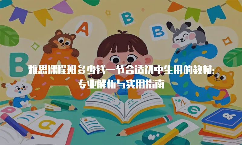 雅思课程班多少钱一节合适初中生用的教材：专业解析与实用指南