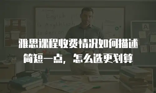 雅思课程收费情况如何描述简短一点，怎么选更划算