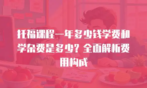 托福课程一年多少钱学费和学杂费是多少？全面解析费用构成