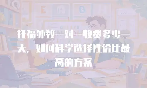 托福外教一对一收费多少一天，如何科学选择性价比最高的方案