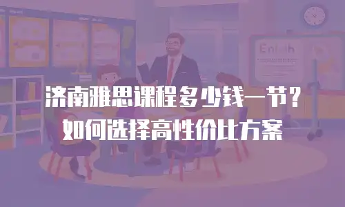 济南雅思课程多少钱一节？如何选择高性价比方案
