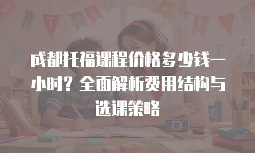 成都托福课程价格多少钱一小时？全面解析费用结构与选课策略