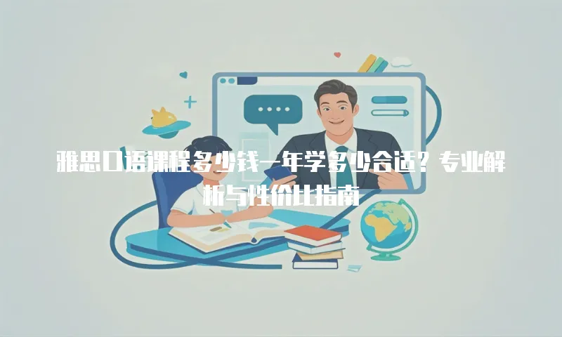 雅思口语课程多少钱一年学多少合适？专业解析与性价比指南  