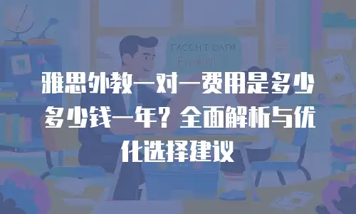 雅思外教一对一费用是多少多少钱一年？全面解析与优化选择建议
