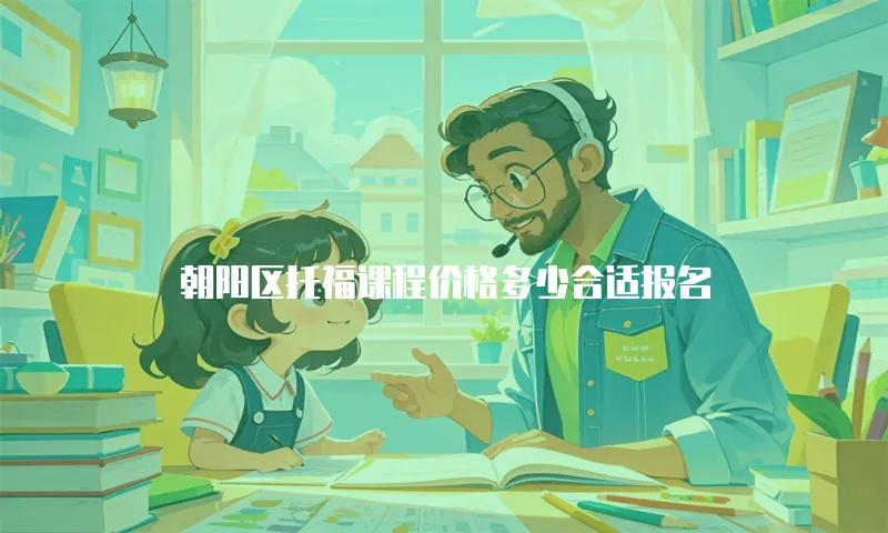 朝阳区托福课程价格多少合适报名