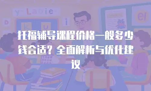 托福辅导课程价格一般多少钱合适？全面解析与优化建议