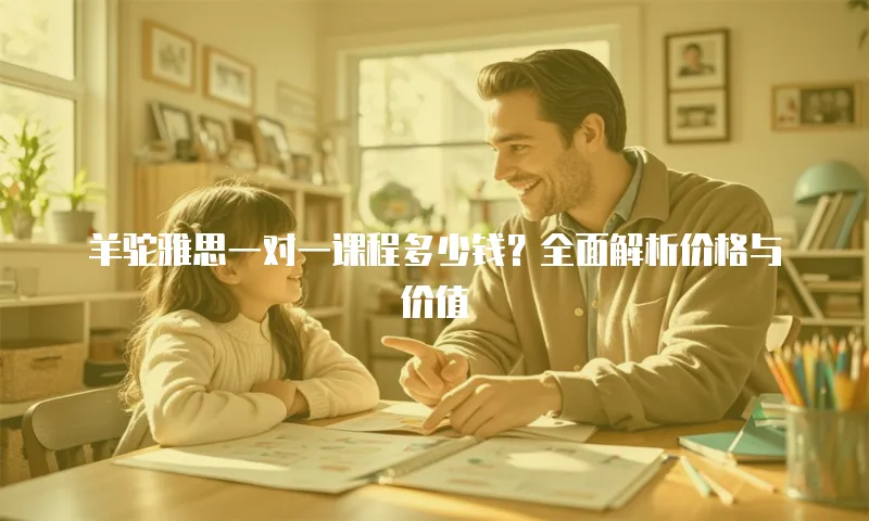 羊驼雅思一对一课程多少钱？全面解析价格与价值