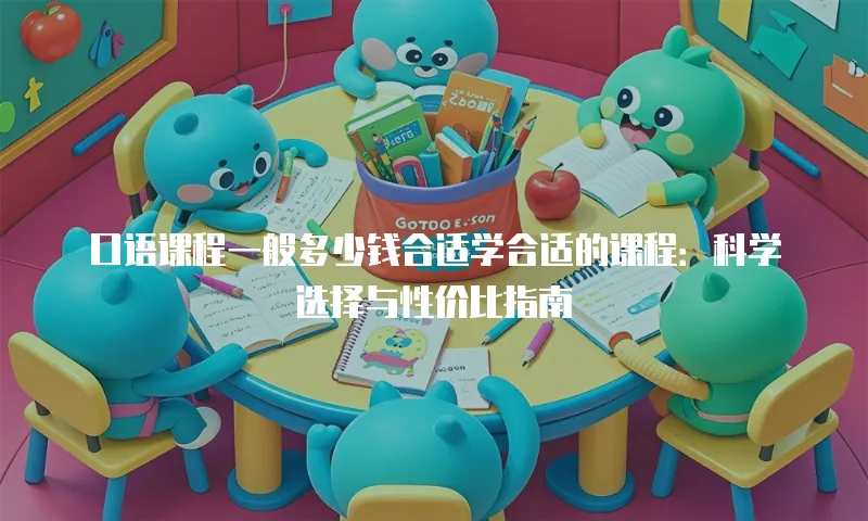 口语课程一般多少钱合适学合适的课程：科学选择与性价比指南