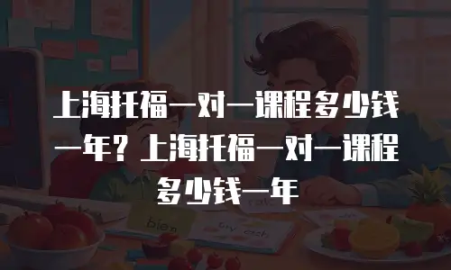 上海托福一对一课程多少钱一年？上海托福一对一课程多少钱一年