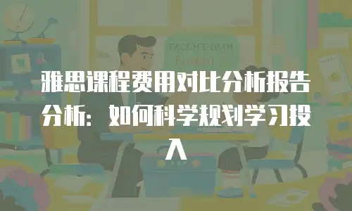 雅思课程费用对比分析报告分析：如何科学规划学习投入