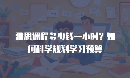 雅思课程多少钱一小时？如何科学规划学习预算