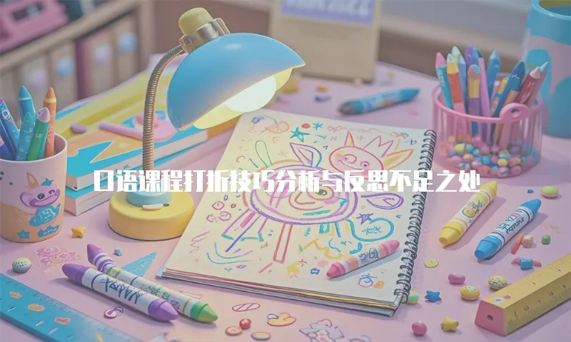 口语课程打折技巧分析与反思不足之处