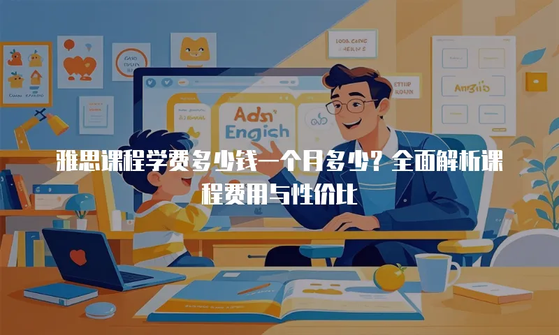 雅思课程学费多少钱一个月多少？全面解析课程费用与性价比