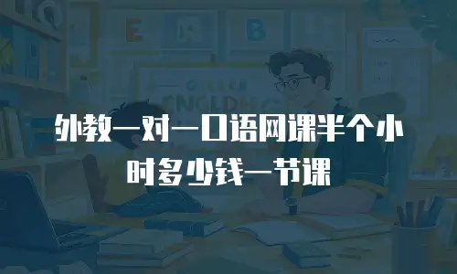 外教一对一口语网课半个小时多少钱一节课