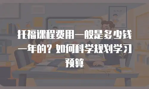 托福课程费用一般是多少钱一年的？如何科学规划学习预算