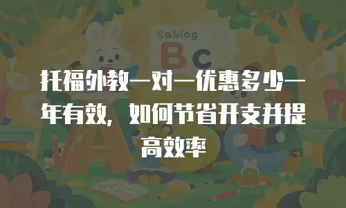 托福外教一对一优惠多少一年有效，如何节省开支并提高效率