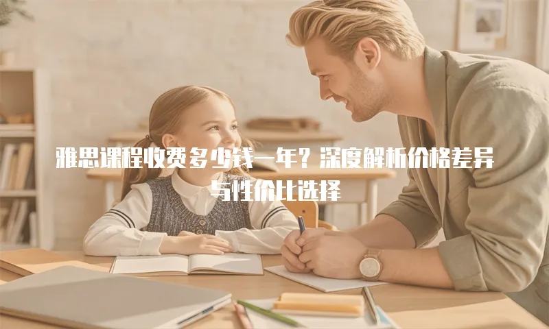 雅思课程收费多少钱一年？深度解析价格差异与性价比选择