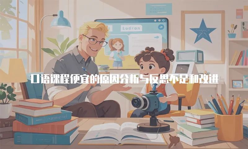 口语课程便宜的原因分析与反思不足和改进