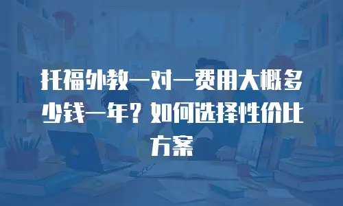 托福外教一对一费用大概多少钱一年？如何选择性价比方案