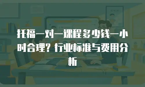 托福一对一课程多少钱一小时合理？行业标准与费用分析