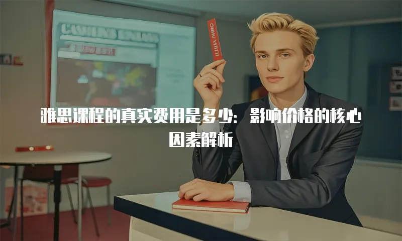 雅思课程的真实费用是多少：影响价格的核心因素解析