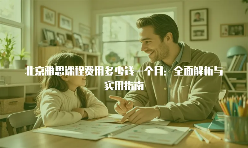 北京雅思课程费用多少钱一个月：全面解析与实用指南