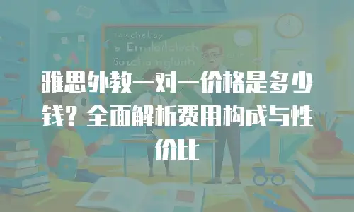 雅思外教一对一价格是多少钱？全面解析费用构成与性价比