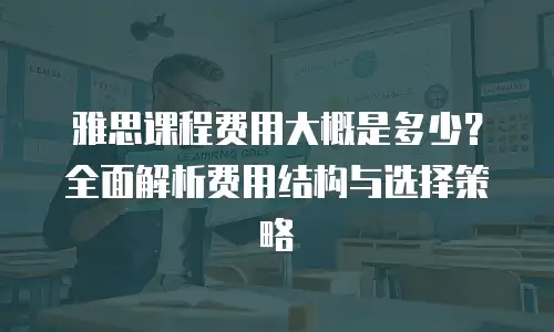 雅思课程费用大概是多少？全面解析费用结构与选择策略