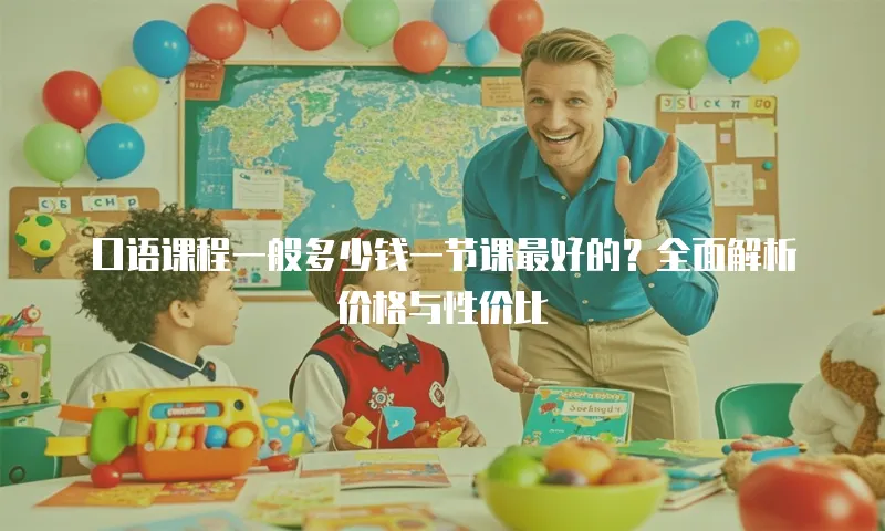 口语课程一般多少钱一节课最好的？全面解析价格与性价比