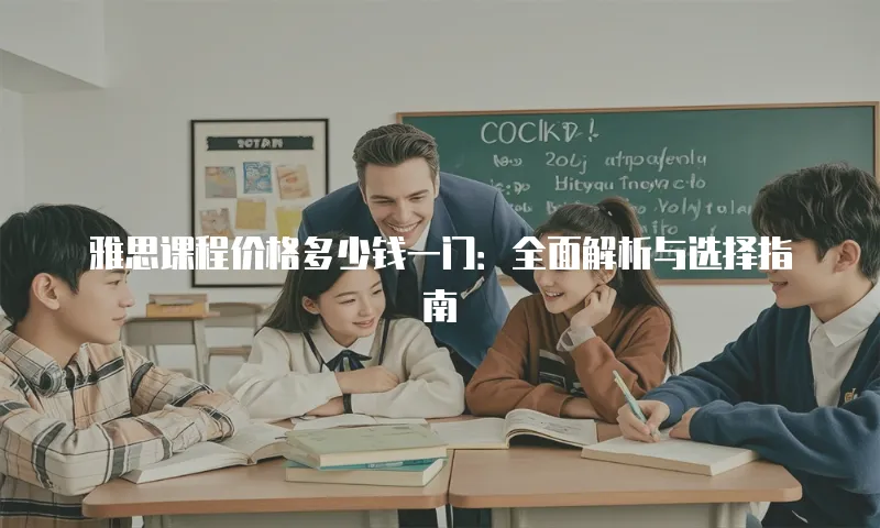 雅思课程价格多少钱一门：全面解析与选择指南