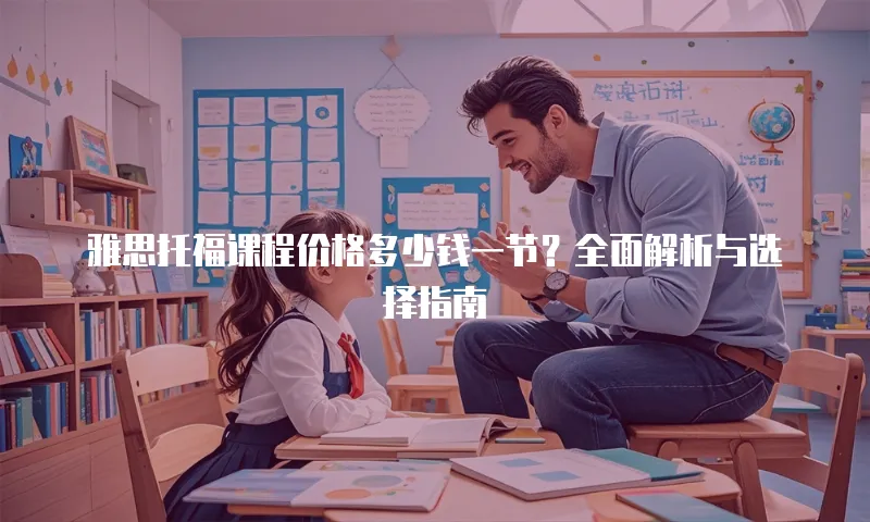 雅思托福课程价格多少钱一节？全面解析与选择指南