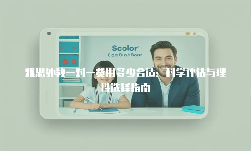 雅思外教一对一费用多少合适：科学评估与理性选择指南