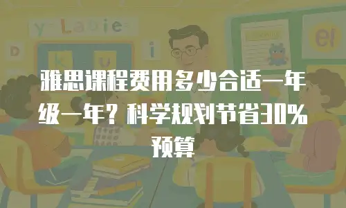 雅思课程费用多少合适一年级一年？科学规划节省30%预算