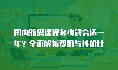 国内雅思课程多少钱合适一年？全面解析费用与性价比