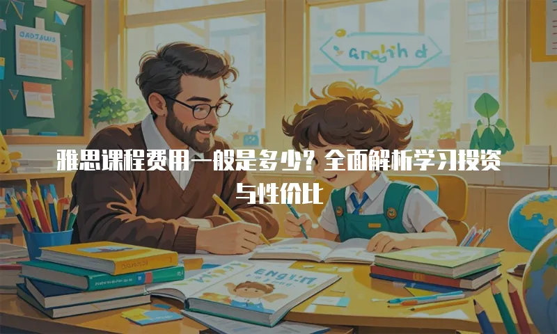 雅思课程费用一般是多少？全面解析学习投资与性价比