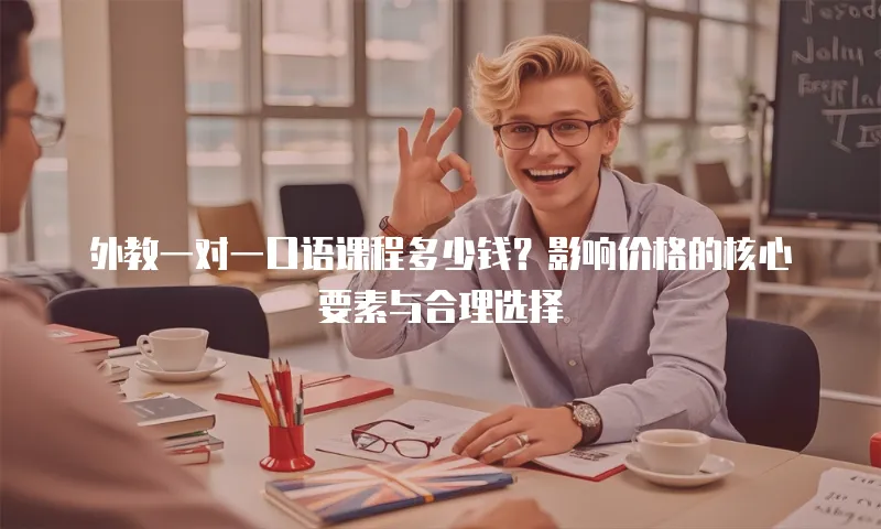 外教一对一口语课程多少钱？影响价格的核心要素与合理选择  