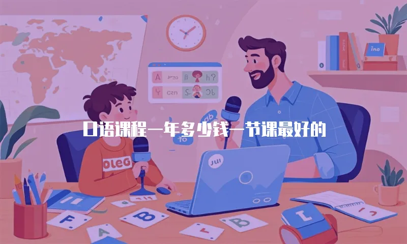 口语课程一年多少钱一节课最好的