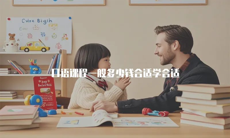 口语课程一般多少钱合适学合适