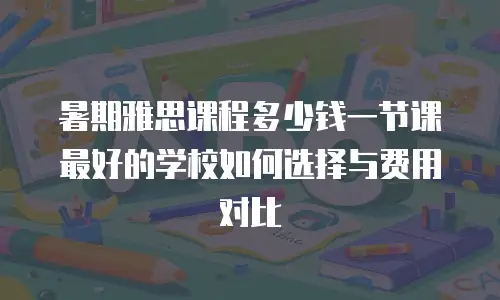 暑期雅思课程多少钱一节课 最好的学校如何选择与费用对比