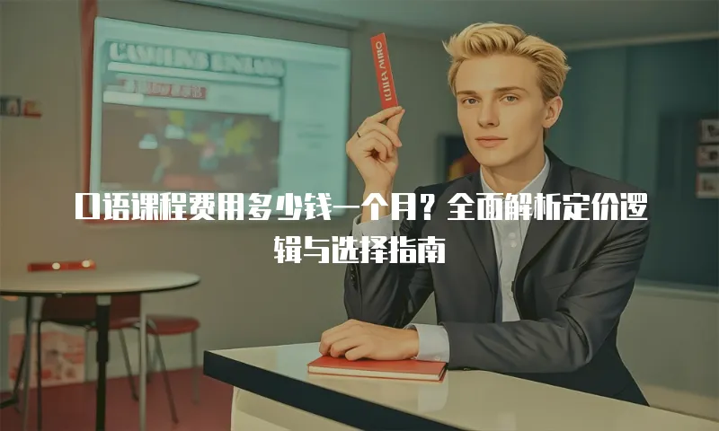 口语课程费用多少钱一个月？全面解析定价逻辑与选择指南