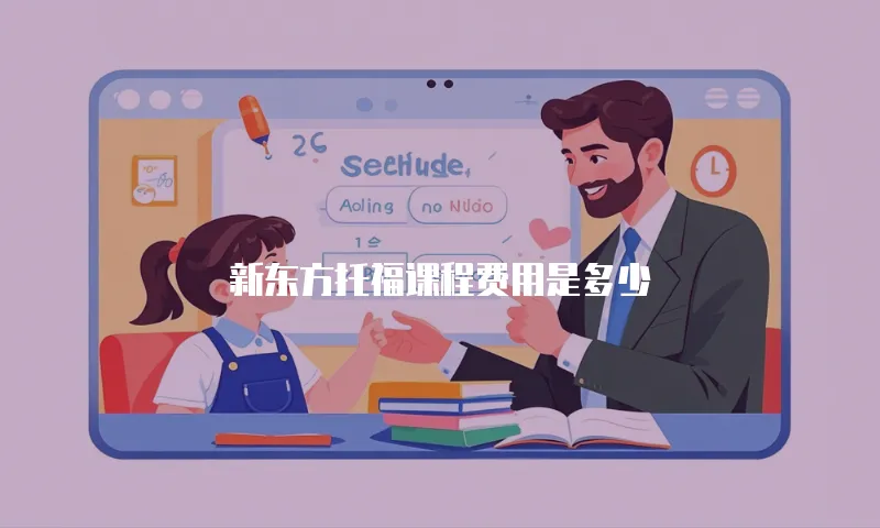 新东方托福课程费用是多少