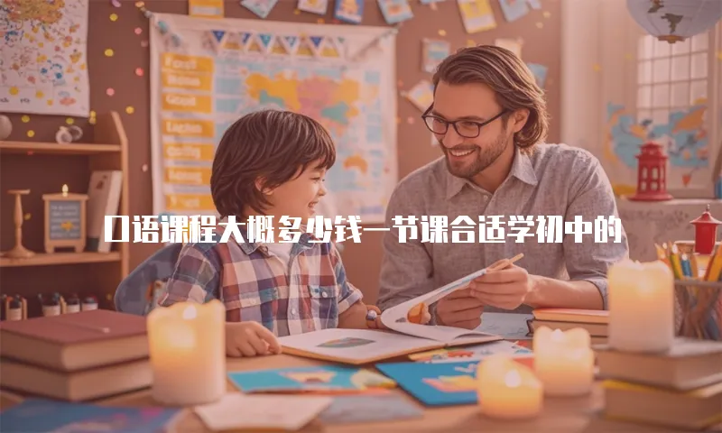 口语课程大概多少钱一节课合适学初中的
