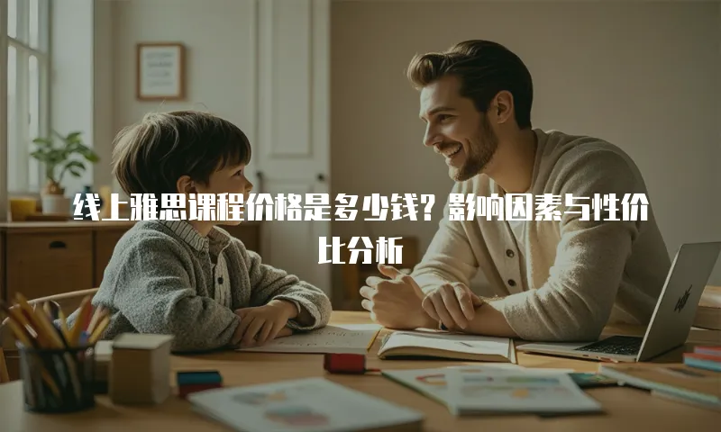 线上雅思课程价格是多少钱？影响因素与性价比分析  