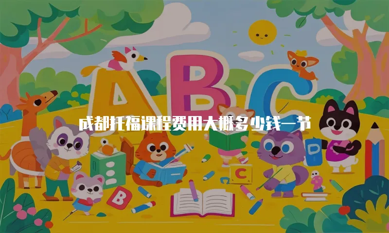 成都托福课程费用大概多少钱一节