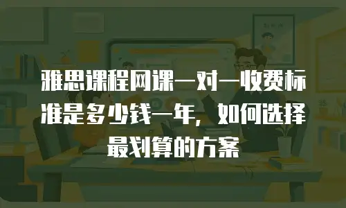 雅思课程网课一对一收费标准是多少钱一年，如何选择最划算的方案