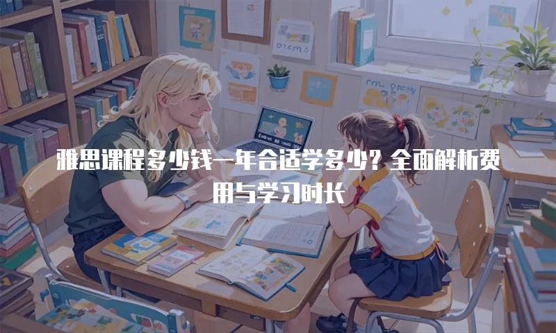雅思课程多少钱一年合适学多少？全面解析费用与学习时长  