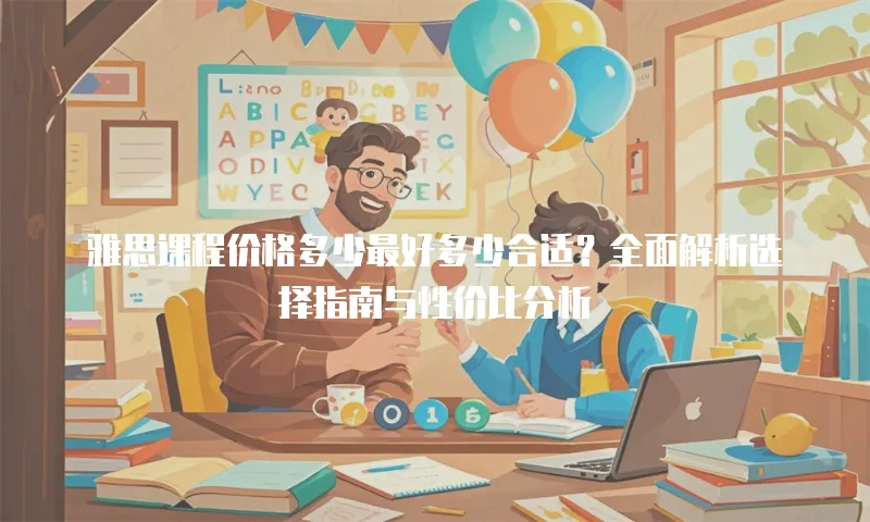雅思课程价格多少最好多少合适？全面解析选择指南与性价比分析