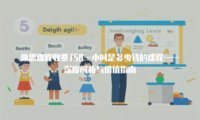 雅思课程收费750一小时是多少钱的课程——深度解析与价值指南
