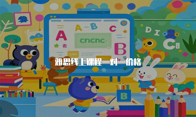 雅思线上课程一对一价格