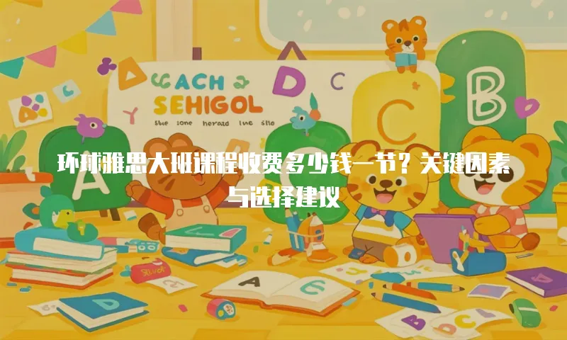 环球雅思大班课程收费多少钱一节？关键因素与选择建议  